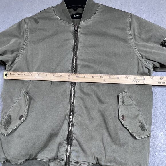 Hudson Jacket Womens Size Small Green Puffy Bomber Jacket Zipper Pockets - Picture 6 of 11